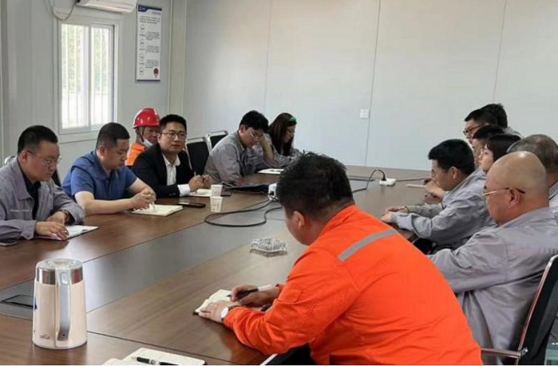 張勇帶班檢查華北公司日照旭科新材料、東營原油儲(chǔ)備項(xiàng)目