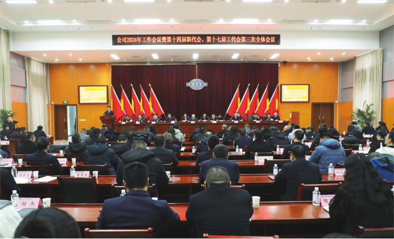 公司召開2024年工作會議暨第十四屆職代會、第十七屆工代會第三次全體會議