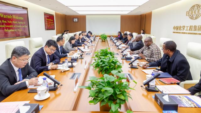 贊比亞國(guó)民議會(huì)議長(zhǎng)內(nèi)莉·穆蒂率團(tuán)參訪(fǎng)中國(guó)化學(xué)